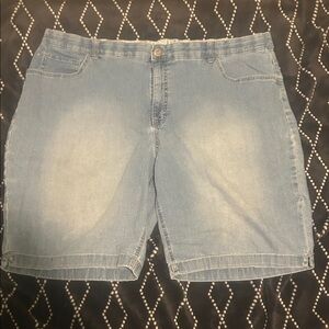 Faded Glory Sky Blue Denim Shorts